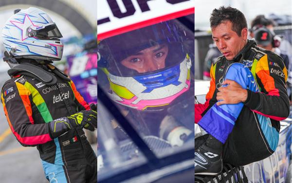 Eloy López cerca del podio, Baca en top-10 y Abraham arruinado por un pinchazo en Monterrey