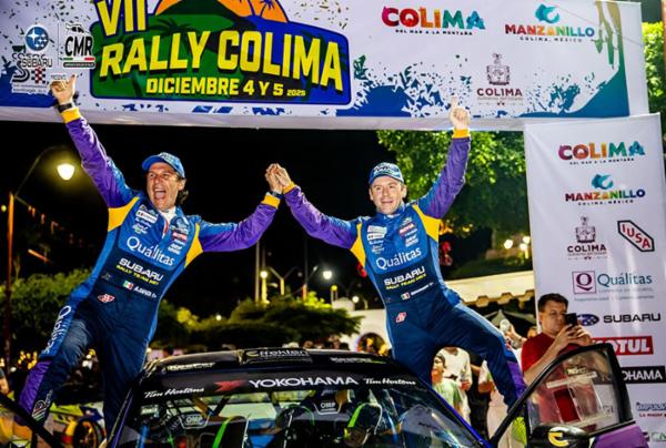 Triunfan Pancho Name y Armando Zapata en Rally Colima en RC4 y ratifican su campeonato 2025