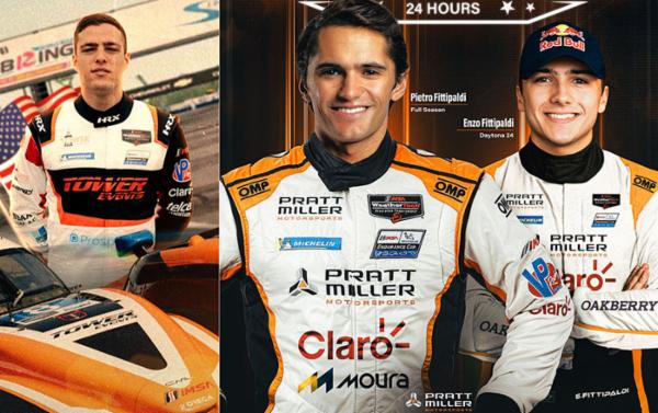 Los hermanos Fittipaldi y Sebastián Álvarez encienden motores rumbo a las 24 Horas de Daytona