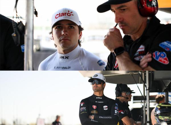 Fittipaldi y Correa atienden últimos detalles para correr Indy NXT en Alabama