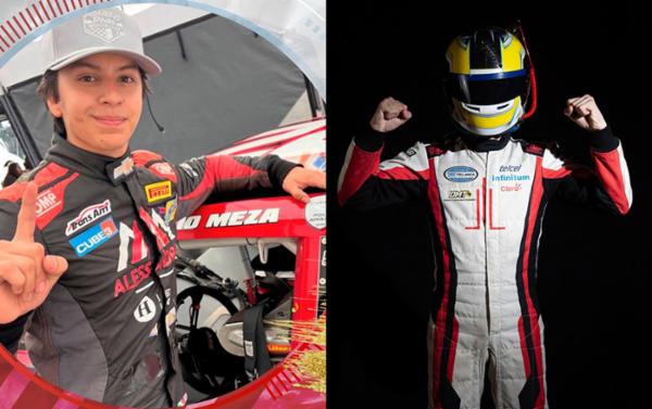 Logran Helio Meza y Diego M&eacute;ndez-Torres par de podios en pistas de Carolina del Norte