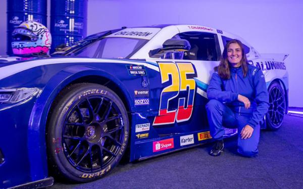Gestiona Tatiana Calderón primera ronda de NASCAR Brasil en el trazado de Santa Cruz do Sul