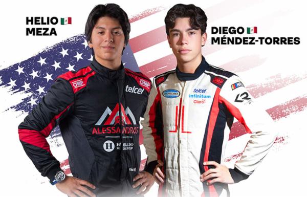 Los pilotos Telmex Telcel Helio Meza y Diego Méndez-Torres continúan intenso programa de desarrollo en los Late Models en Carolina del Norte