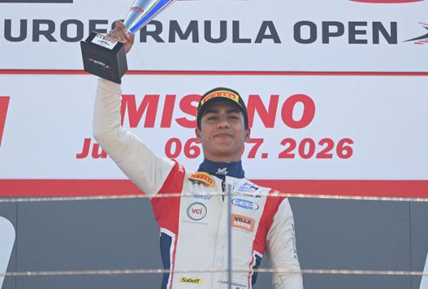 Doblete del mexicano Jesse Carrasquedo en Misano en ronda tres de Eurofórmula Open