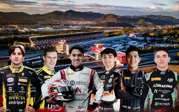 El contingente juvenil de Escudería Telmex Telcel en F2 va por más a Barcelona