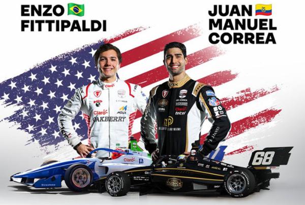 Enzo Fittipaldi y Juan Manuel Correa enfrentan doble compromiso de Indy NXT en la pista de Mid-Ohio